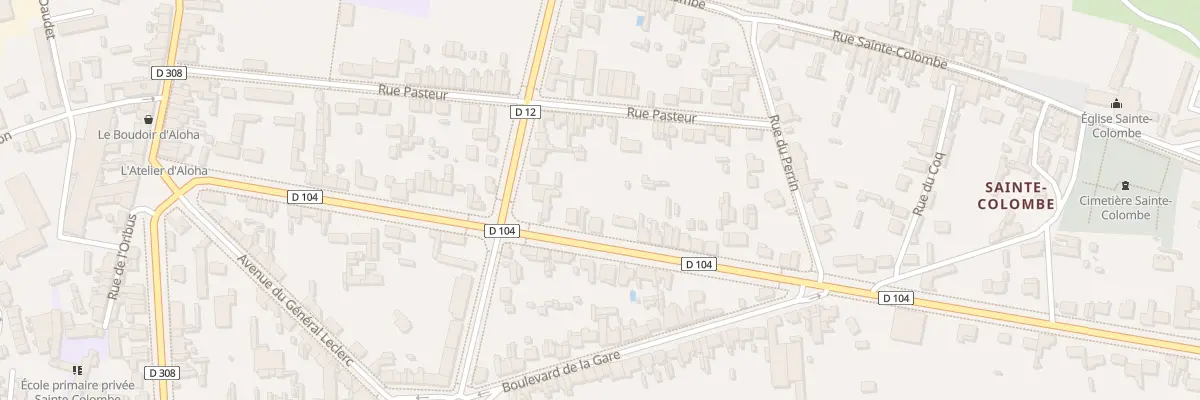 Plan du 71 Av d’Estournelles de Constant à La Flèche