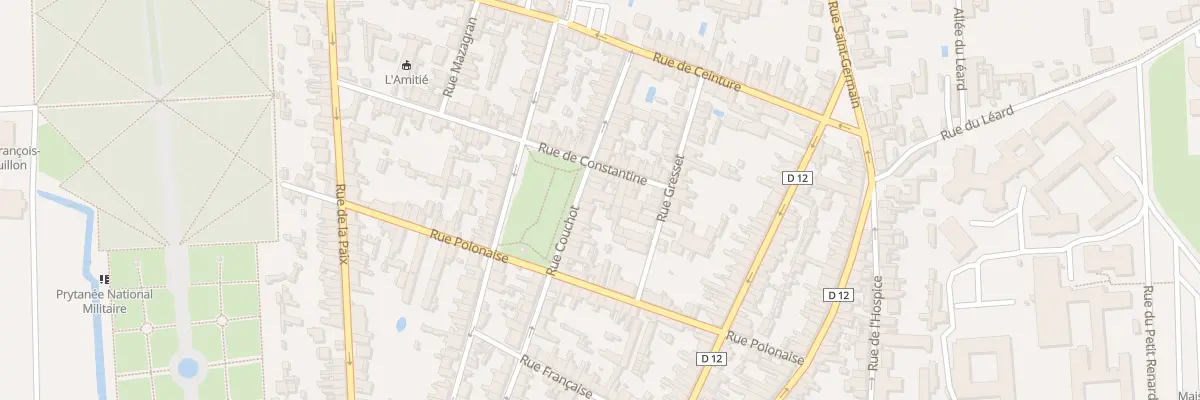 Plan du 36 Rue Couchot à La Flèche