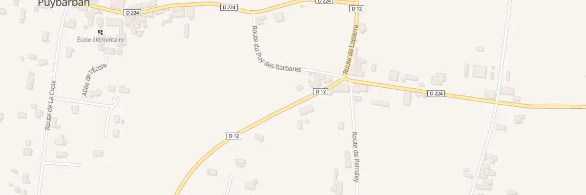 Plan du 25 Lapierre-Sud à Puybarban
