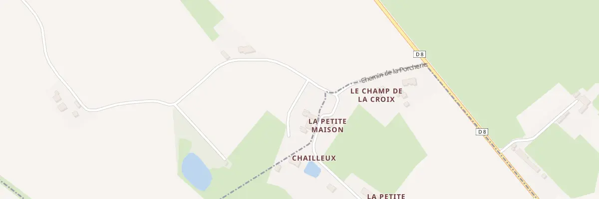 Plan du 1 Chailleu à Courcelles-la-Forêt