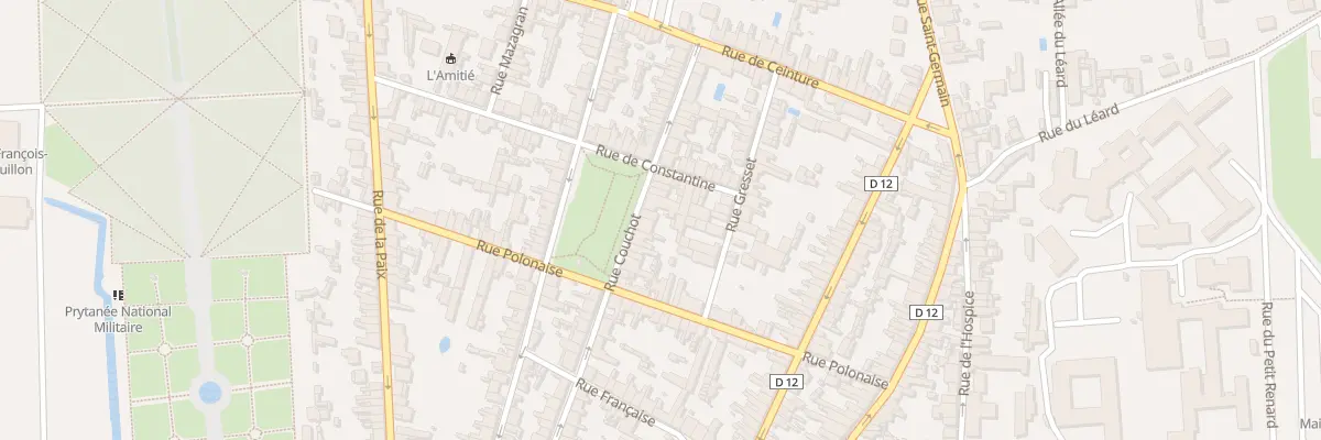Plan du 34 Rue Couchot à La Flèche