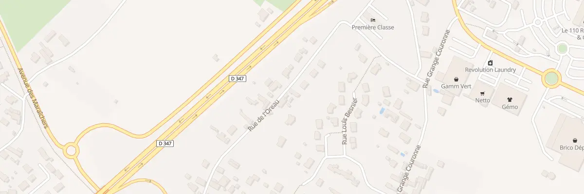 Plan du 126 Rue de l’Oreau à Saumur