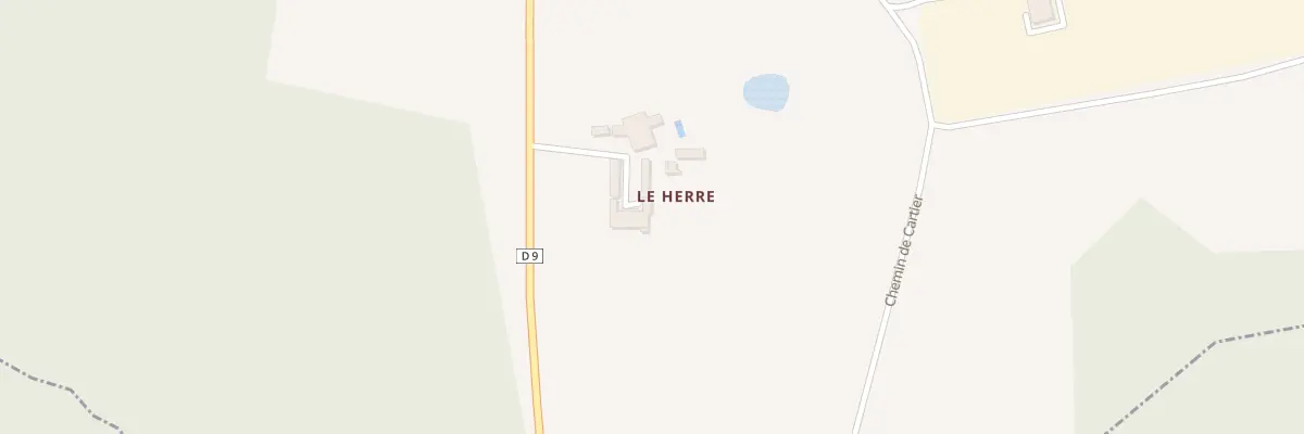 Plan du 267 Le Herre Est à Aillas