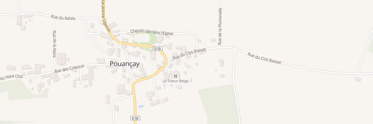 Plan du 3 Rue du Clos Basset à Pouançay