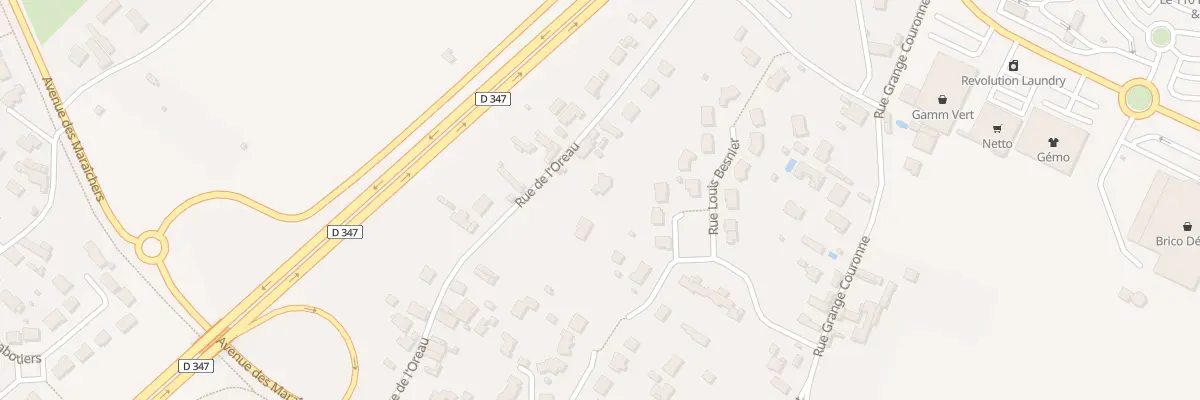 Plan du 118 Rue de l’Oreau à Saumur