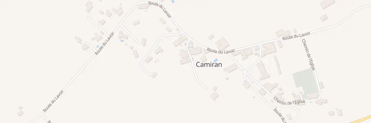 Plan du 3 Le Peytreau à Camiran