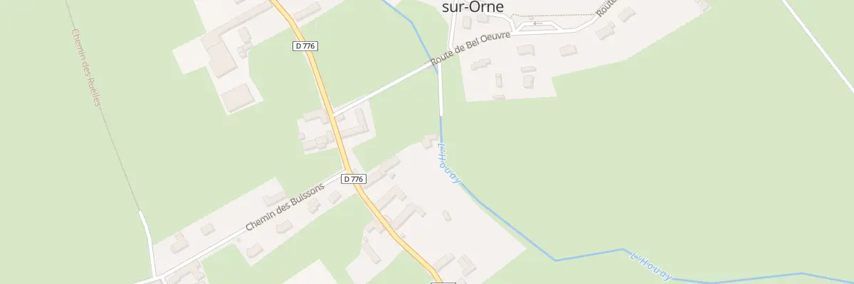 Plan du 2 Imp du Bief à Moulins-sur-Orne