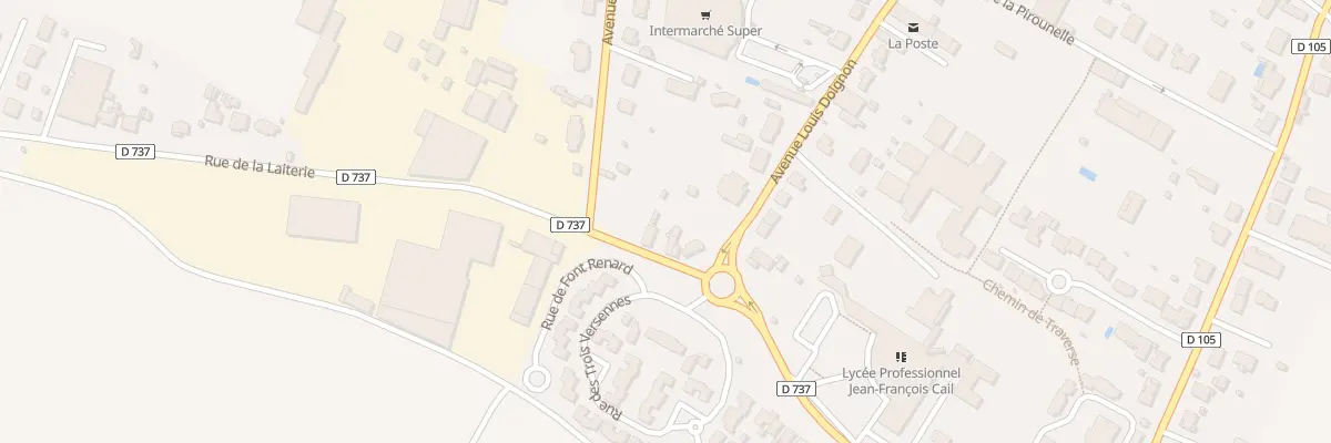 Plan du 2 Rue de la Laiterie à Chef-Boutonne