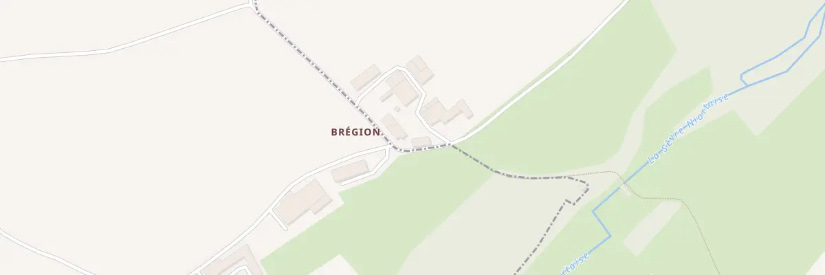 Plan du 5214 Brégion à Chey