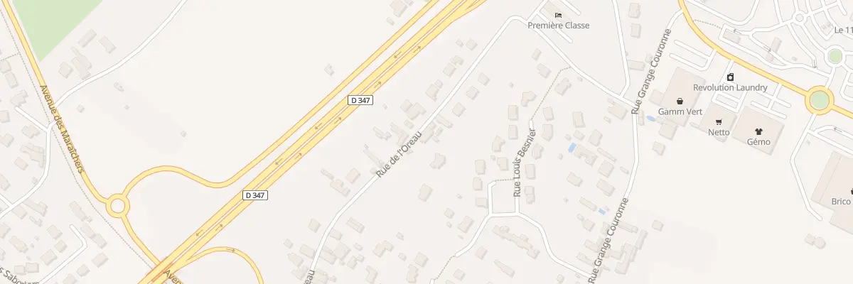 Plan du 124 Rue de l’Oreau à Saumur