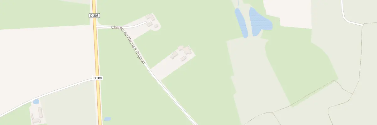 Plan du 213 Che du Plessis à Grignon à La Flèche