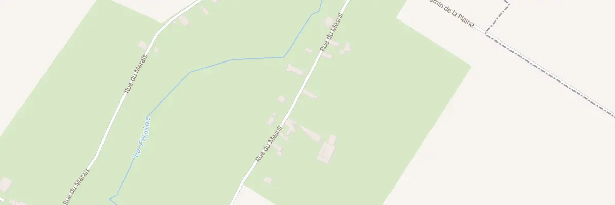 Plan du 14 Rue du Mesnil à Fourches