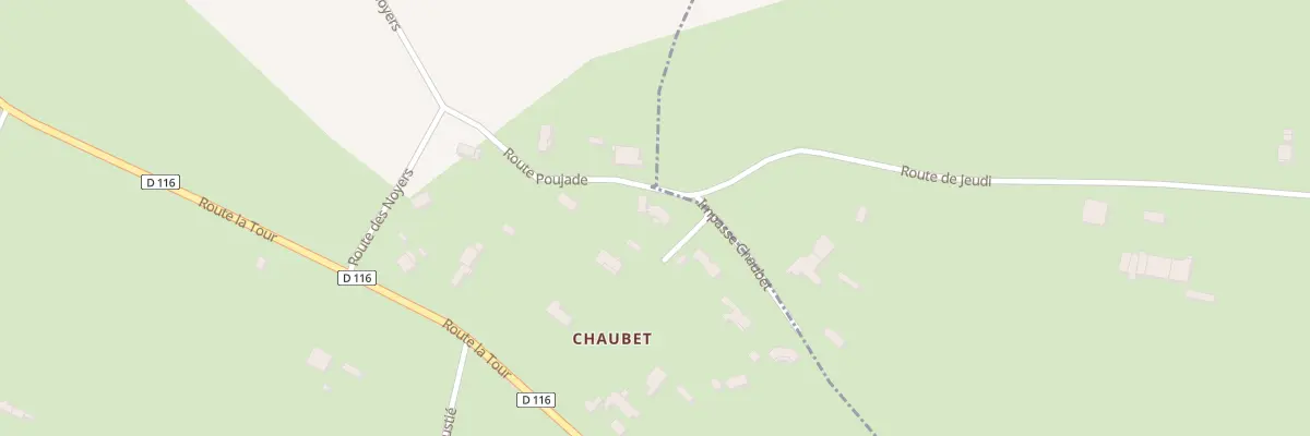 Plan du 10 Chaubet à Pondaurat