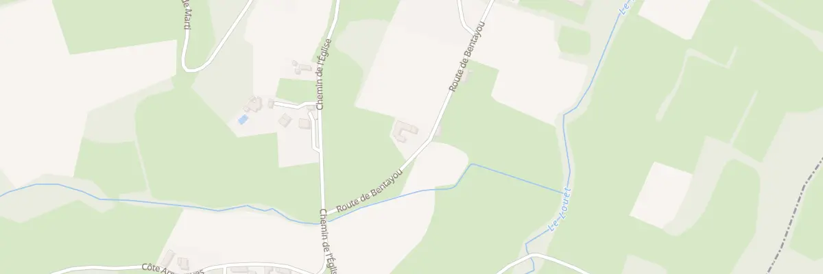Plan du 1 Rte de Bentayou à Maure