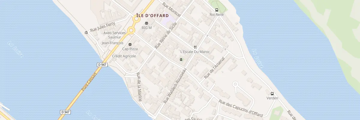 Plan du 16 Rue Paul Bert à Saumur