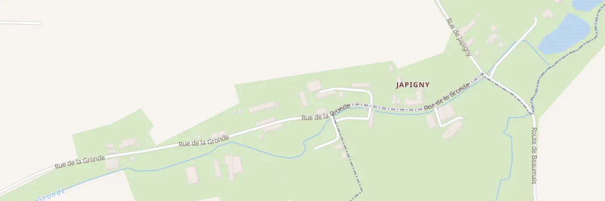 Plan du 16 Rue de la Gronde à Beaumais