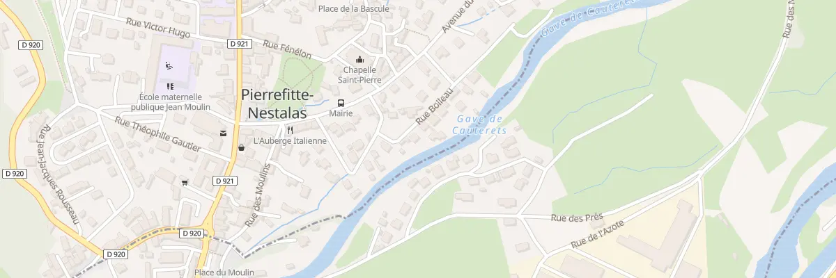 Plan du 15 Rue Boileau à Pierrefitte-Nestalas