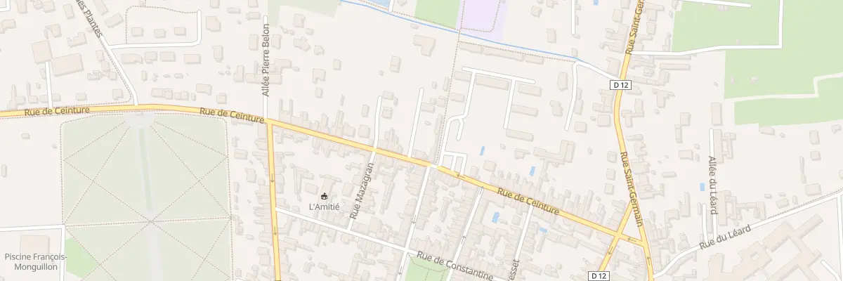 Plan du 52 Rue de Ceinture à La Flèche