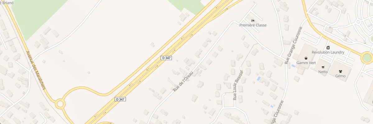 Plan du 127 Rue de l’Oreau à Saumur