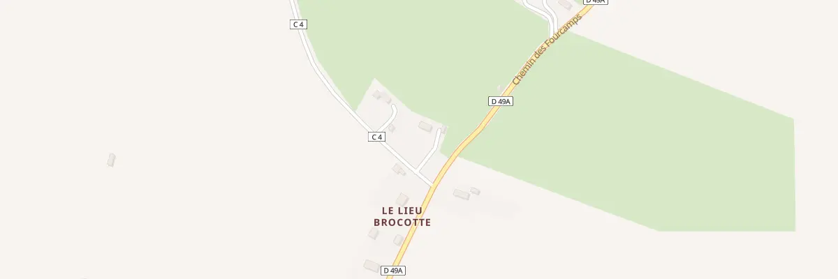 Plan du 1765 Che d’Angoville à Cricqueville-en-Auge