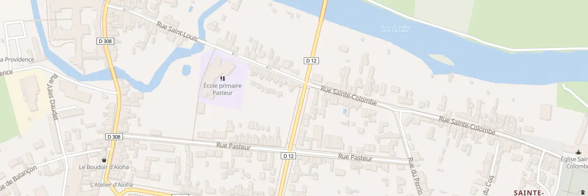 Plan du 72 Rue Saint-Louis à La Flèche