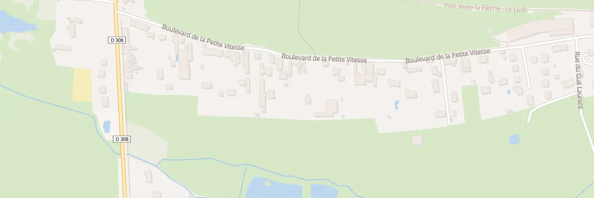 Plan du 38B Bd de la Petite Vitesse à La Flèche