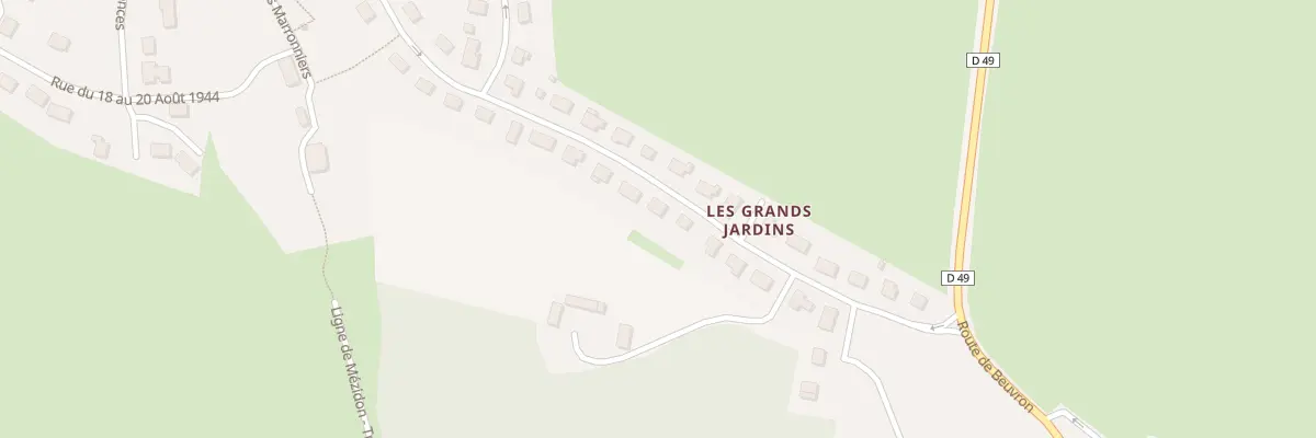Plan du 12 Rue de la Mairie à Putot-en-Auge
