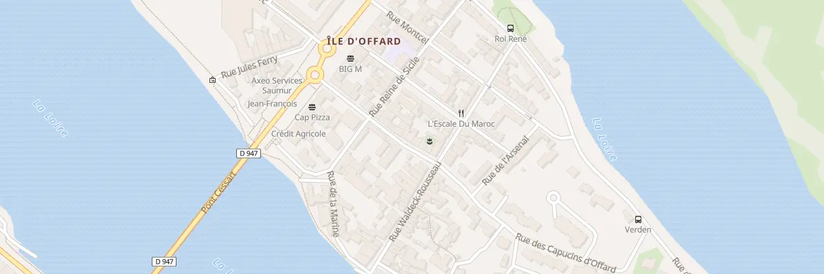 Plan du 22 Rue Paul Bert à Saumur