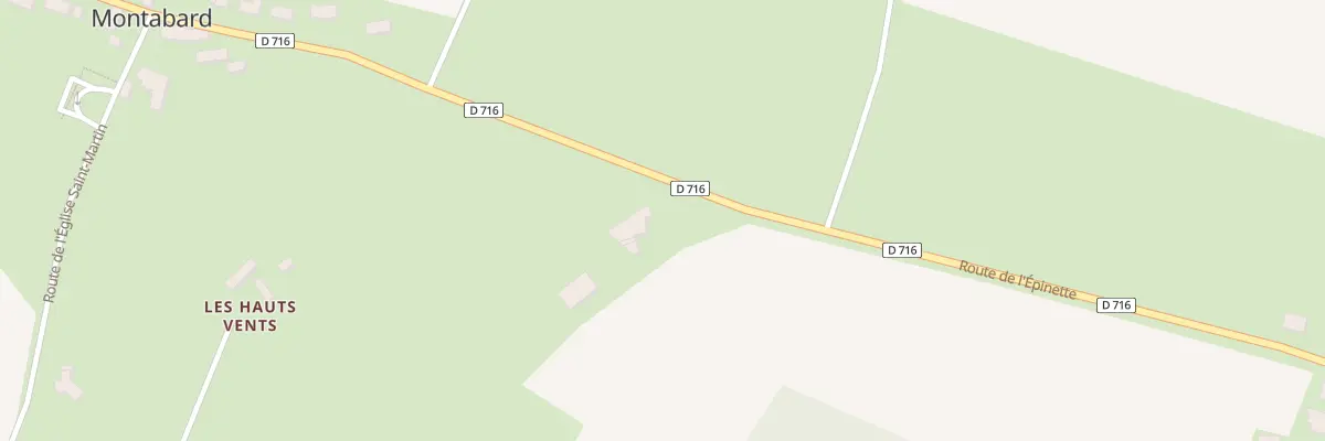 Plan du 1080 Rte de l’Épinette à Montabard