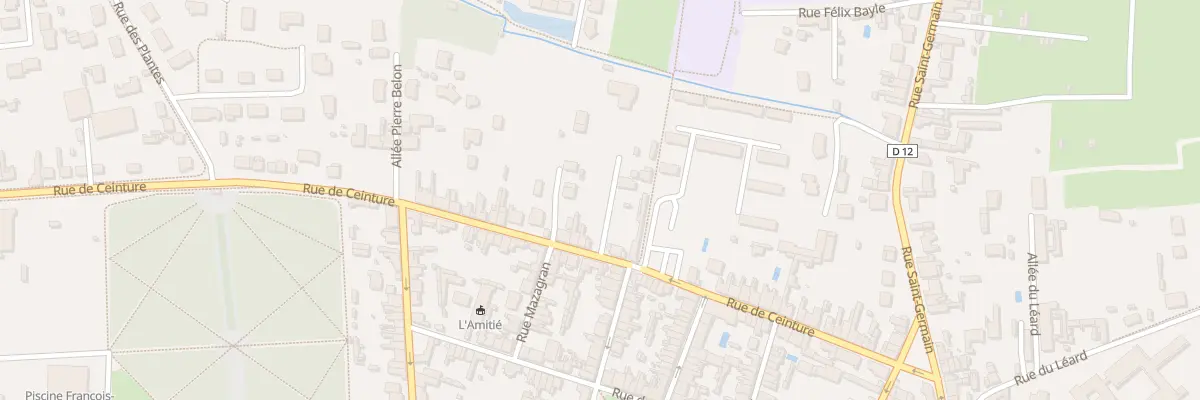 Plan du 56 Rue de Ceinture à La Flèche