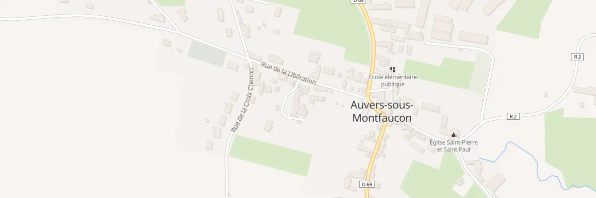 Plan du 5039A La Croix Beurrée à Auvers-sous-Montfaucon
