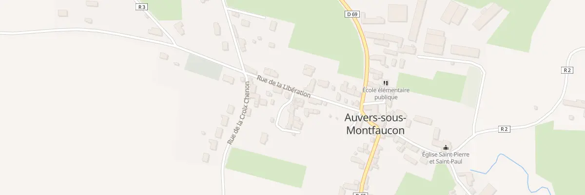 Plan du 2 Imp de l’Angenardière à Auvers-sous-Montfaucon