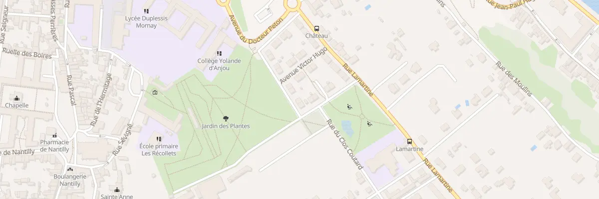 Plan du 13 Av du Jard des Plantes à Saumur