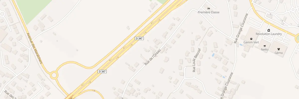 Plan du 117 Rue de l’Oreau à Saumur