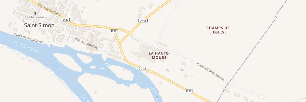 Plan du 8 Rue de Haute Moure à Saint-Simon