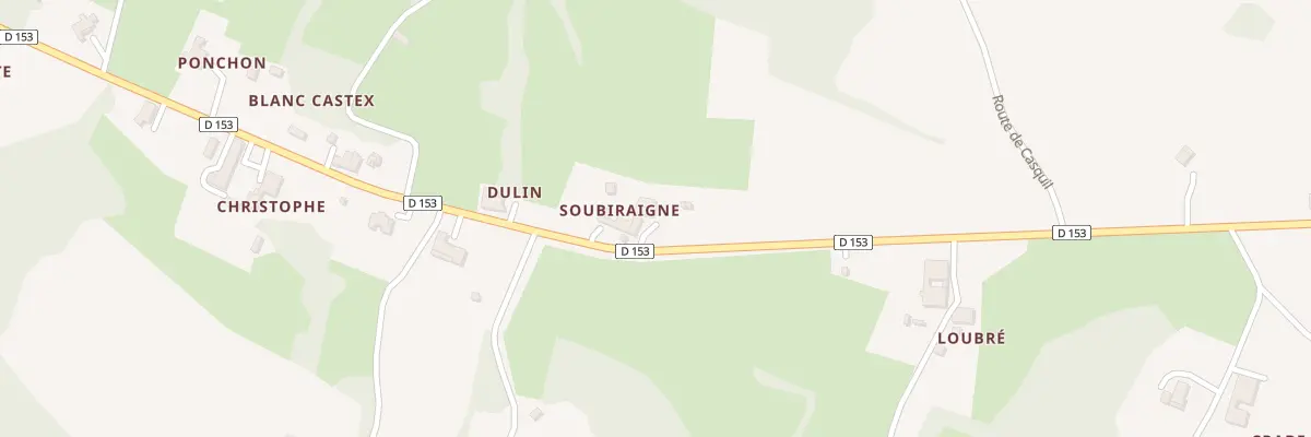 Plan du 1017 Rte de Bourrouillan à Panjas