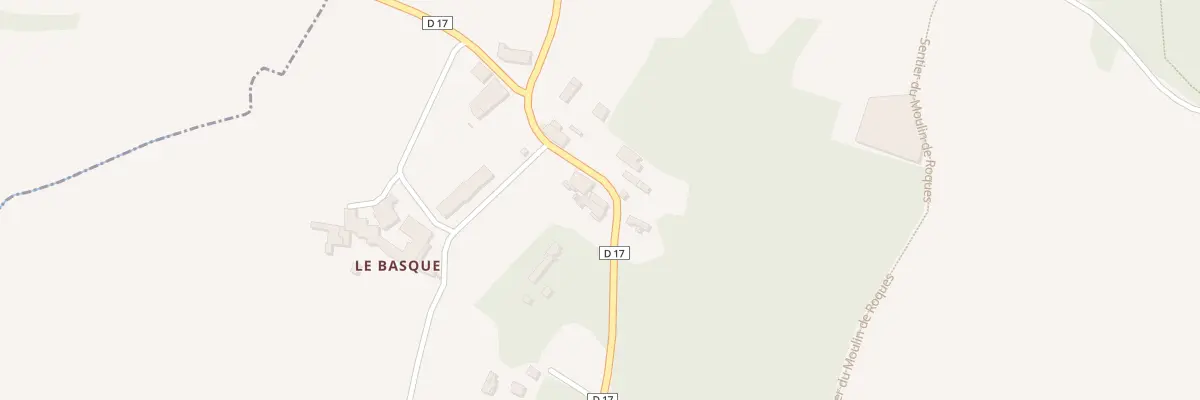 Plan du 290 Le Basque à Puisseguin