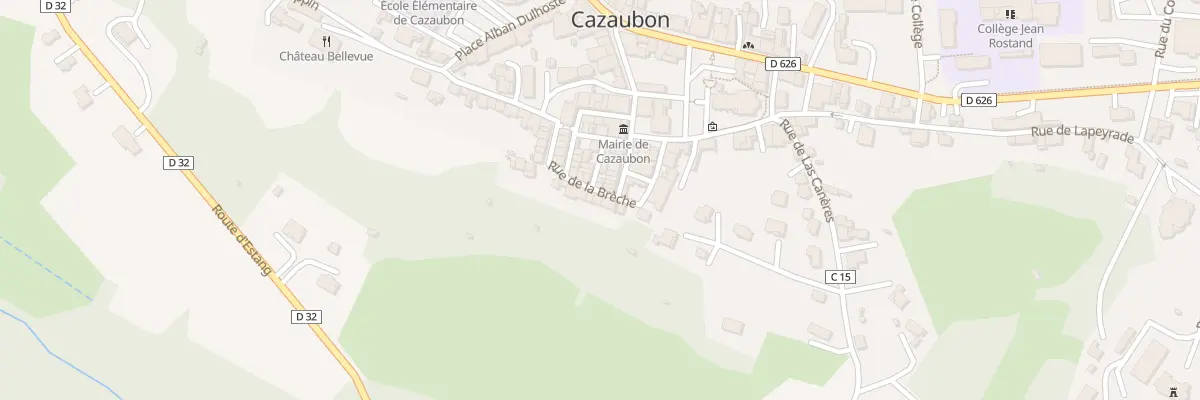 Plan du 3 Rue de la Breche à Cazaubon