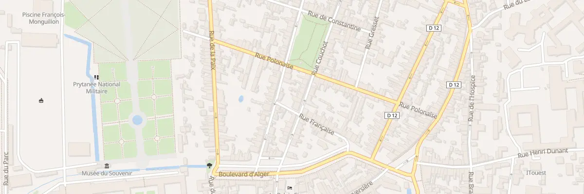 Plan du 13 Rue Couchot à La Flèche