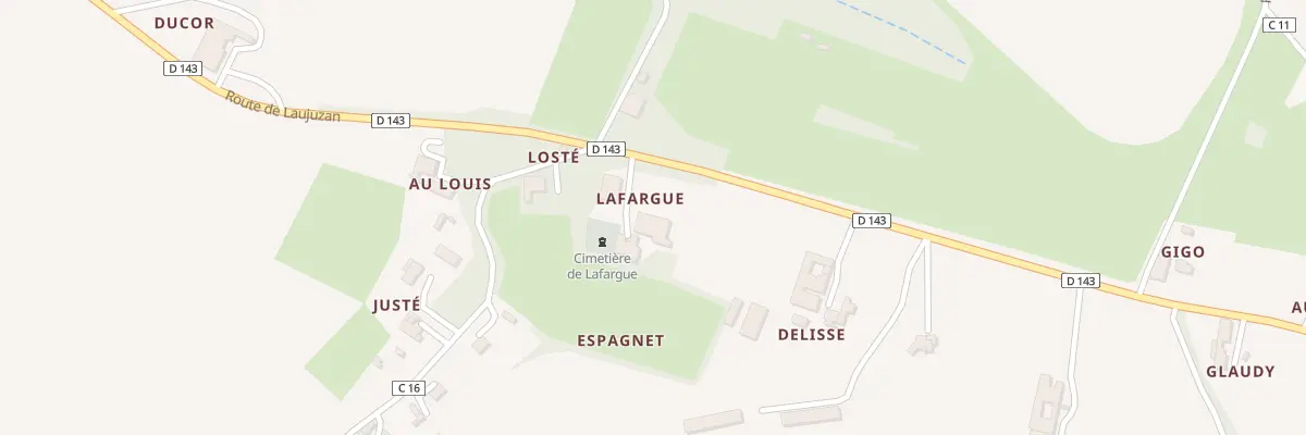 Plan du 5049 A Lafargue à Caupenne-d’Armagnac