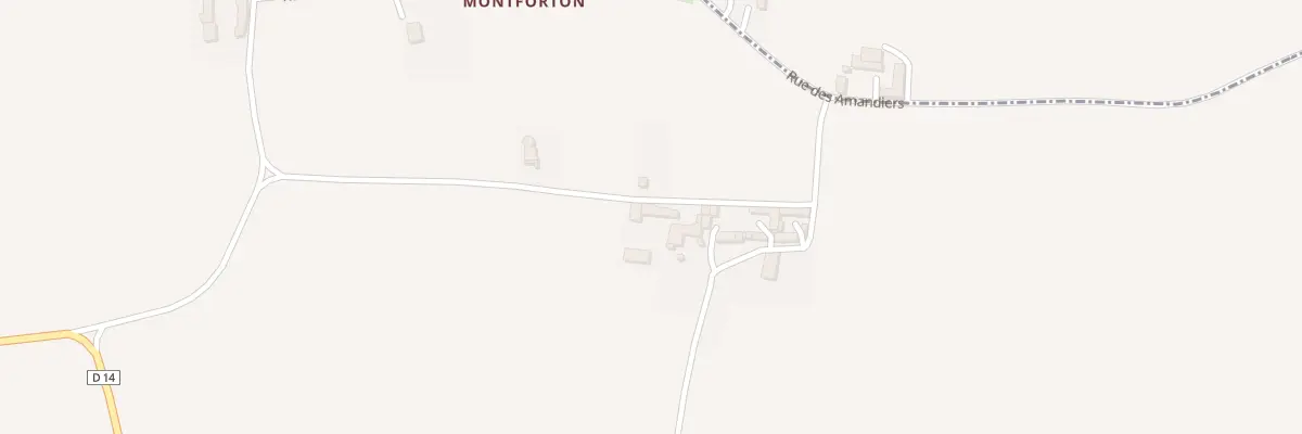 Plan du 5 Montforton à Ternay