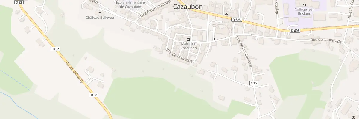 Plan du 5 Rue de la Breche à Cazaubon