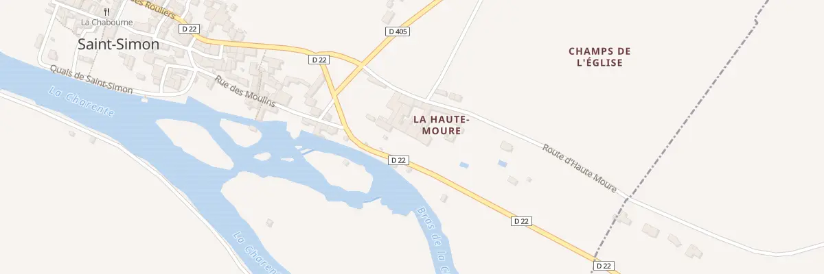 Plan du 6 Rue de Haute Moure à Saint-Simon