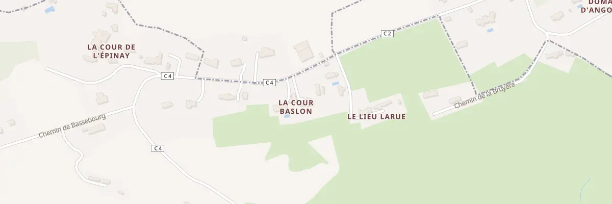 Plan du 251 Che d’Angoville à Cricqueville-en-Auge