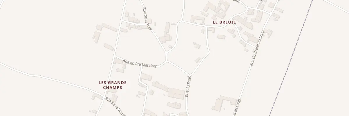Plan du 5155 Le Breuil à Verdille