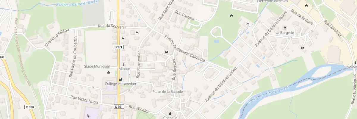 Plan du 31 Rue Bossuet à Pierrefitte-Nestalas