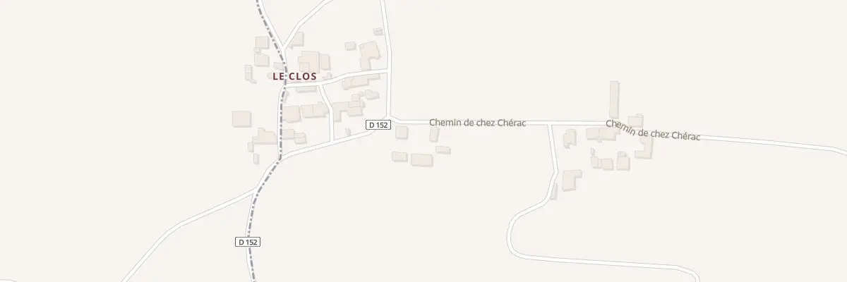 Plan du 1 Che de Chez Chérac à Ladiville