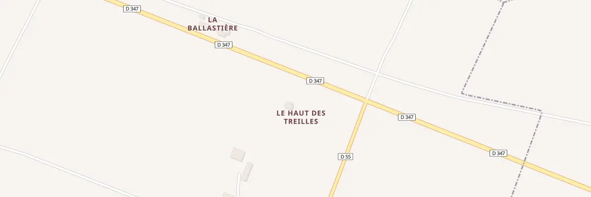 Plan du 1 Rue du Haut des Treilles à Pouançay