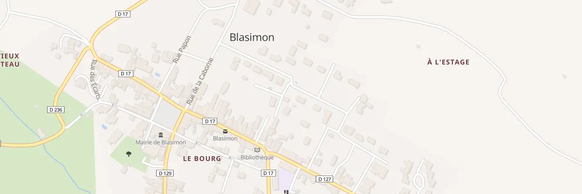 Plan du 12 Rue Jean Louis Salafranque à Blasimon