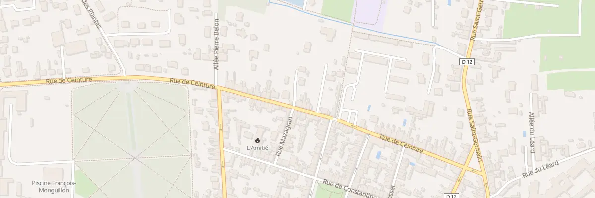 Plan du 60 Rue de Ceinture à La Flèche